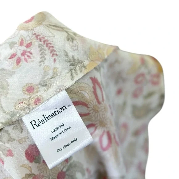 Realisation Par Floral Mini Dress in Pink and Cream - Picture 6 of 11